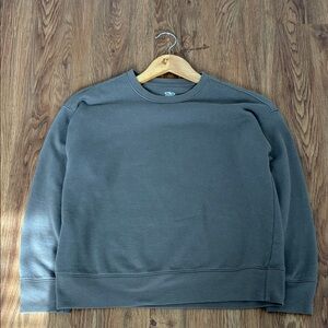 Athletic Works Men's Charcoal Crewneck Sweater